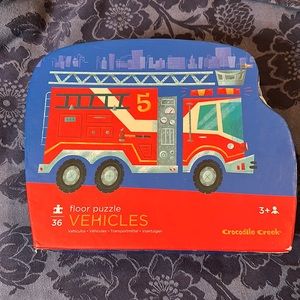 Crocodile Creek Vehicles Floor Puzzle (36 Pieces)